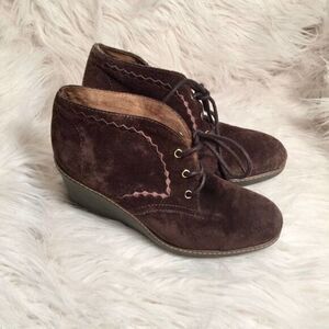 NATURALIZER EUC Kaitlyn Comfort Ankle Boot Lace-up SIZE 7.5